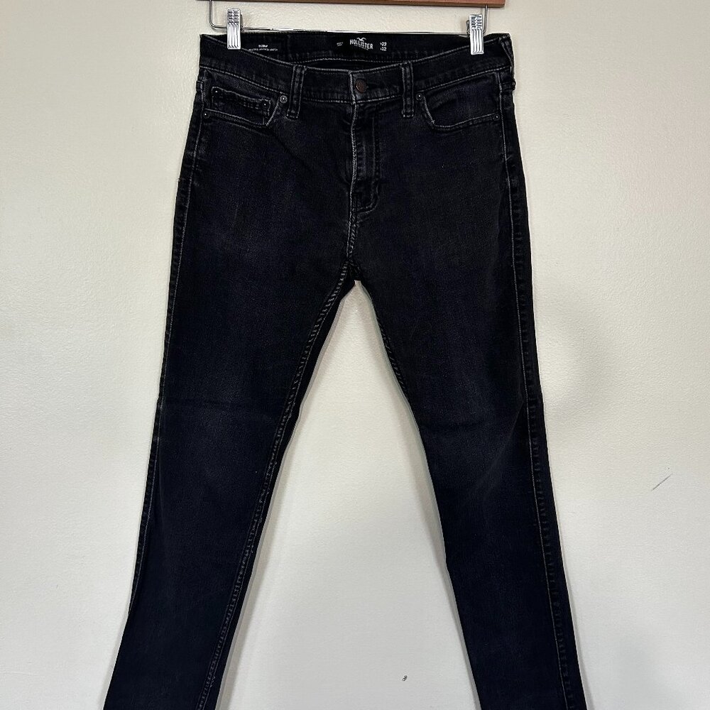 Hollister California Skinny Jeans - Black - W33 x L32 - jeans men - casual pants